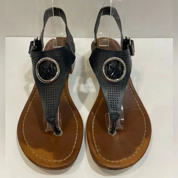 Nautica Black Thong Sandal Size 8 - Picture 1 of 8